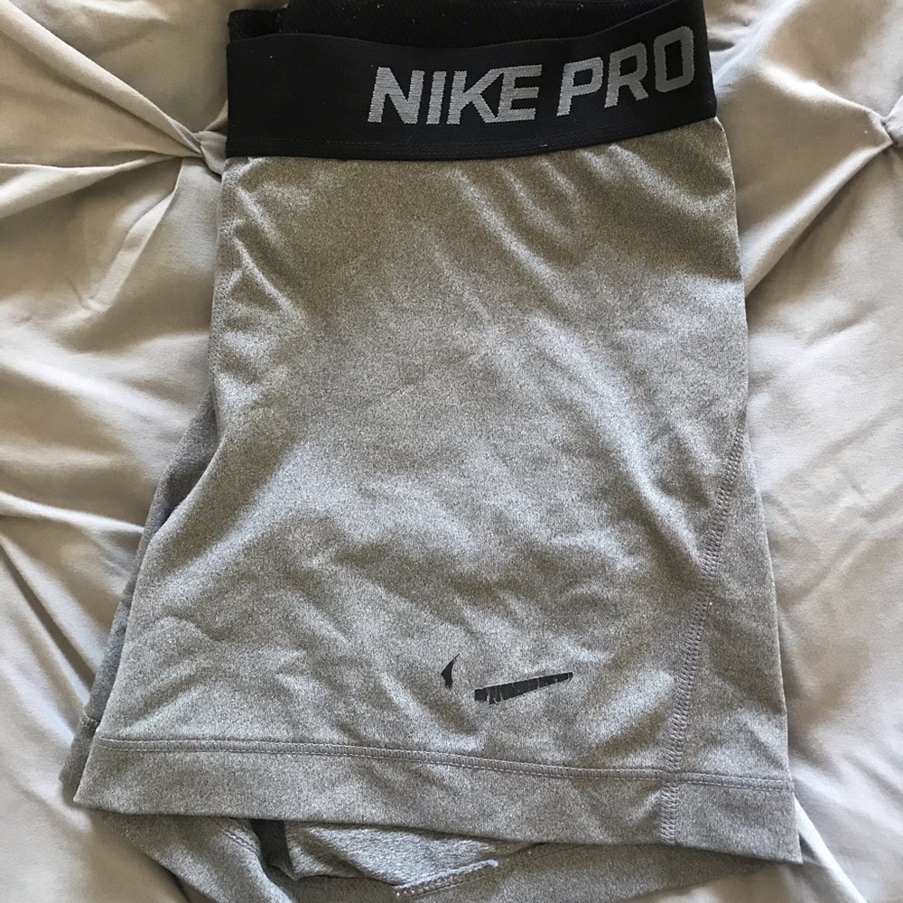 Gray Nike Pros